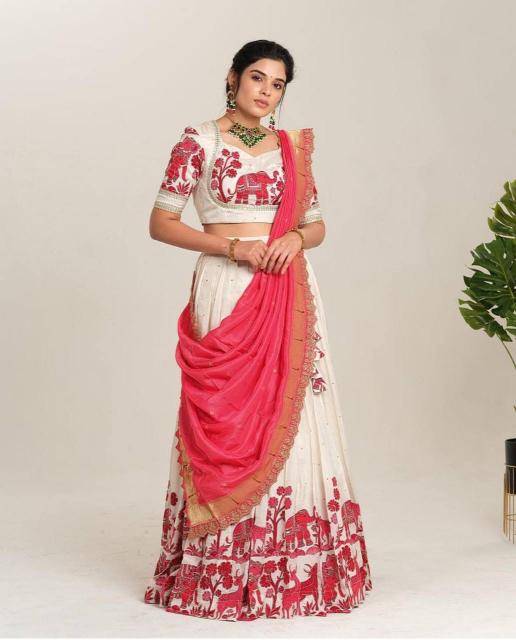 Launching Kalamkari PC 504 Cotton Lehenga Choli Bulk Buyers in Ahmedabad